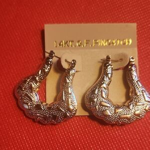 Gold Plated Hoop Earrings